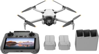 DJI Bundle avec Mini 4 Pro Fly More avec RC 2 (Radiocommande avec Écran)